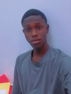 Cheikh's profile, a single 21-year-old a man in Dakar