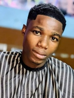 Toussaint's profile, a single 26-year-old a man in Lomé