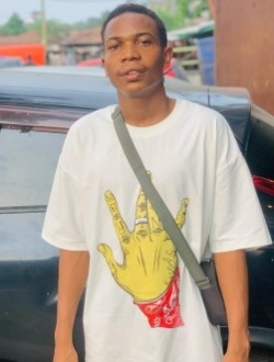 Cherubin's profile, a single 24-year-old a man in Kinshasa