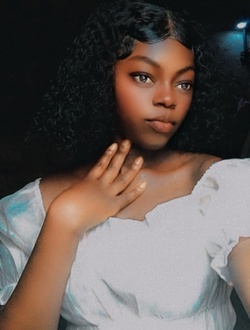 Anita's profile, a single 22-year-old a woman in Kinshasa