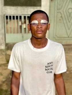 Kevin's profile, a single 24-year-old a man in Abidjan