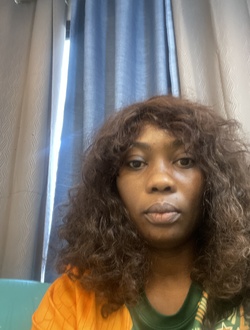 Binta's profile, a single 19-year-old a woman in Aban