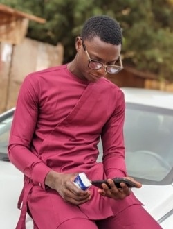 André's profile, a single 22-year-old a man in Adidogomé