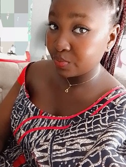 Line's profile, a single 26-year-old a woman in Douala