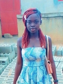 Thérèse's profile, a single 22-year-old a woman in Lomé