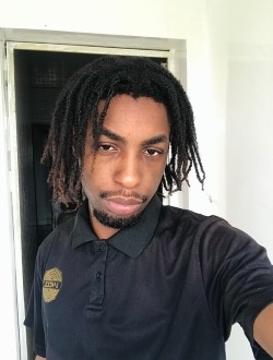 Clinton's profile, a single 25-year-old a man in Dakar