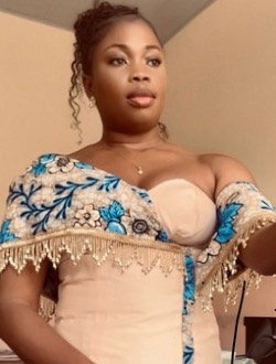 Ansia's profile, a single 31-year-old a woman in Kinshasa