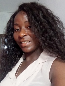Ella's profile, a single 39-year-old a woman in Abidjan