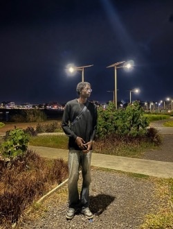 Ibrahima's profile, a single 23-year-old a man in Dakar