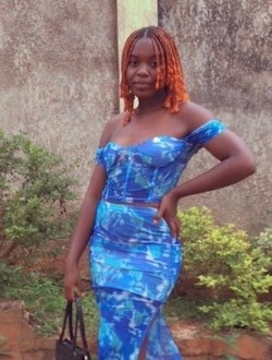 Christine's profile, a single 26-year-old a woman in Yaoundé