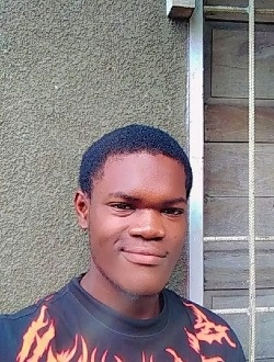 Emmanuel Son's profile, a single 20-year-old a man in Kinshasa