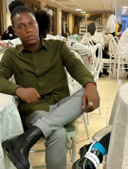 Joel's profile, a single 28-year-old a man in Kinshasa