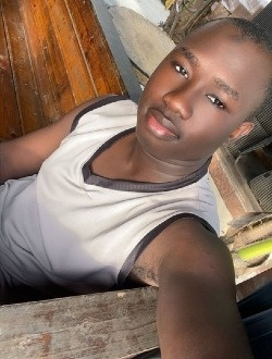 Latif's profile, a single 21-year-old a man in Abidjan