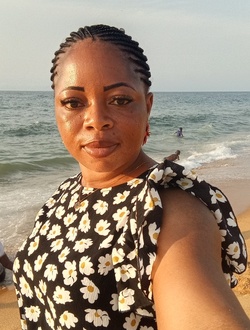 Mireille's profile, a single 34-year-old a woman in Abata