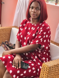 Jessica's profile, a single 23-year-old a woman in Brazzaville