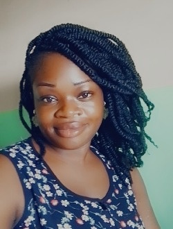 Sim's profile, a single 31-year-old a woman in Yaoundé