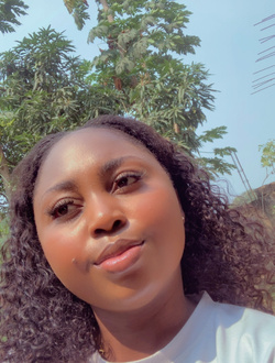 Lydia's profile, a single 26-year-old a woman in Kinshasa