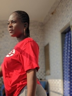 Gisèle's profile, a single 23-year-old a woman in Adédakopé