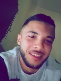 Omar's profile, a single 22-year-old a man in Tunis