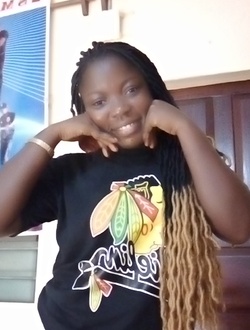 Venougne's profile, a single 24-year-old a woman in Lomé