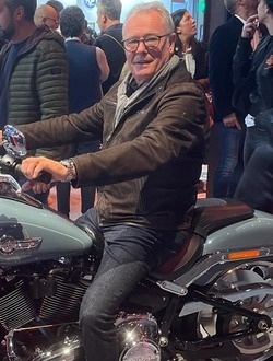 Biker's profile, a single 63-year-old a man in Abidjan