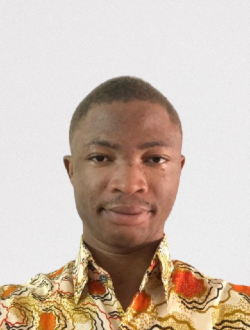 Chris's profile, a single 22-year-old a man in Abidjan