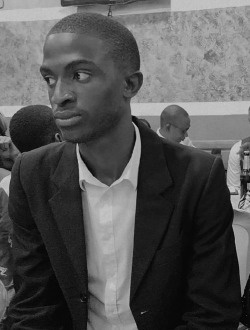 Dan's profile, a single 24-year-old a man in Kinshasa