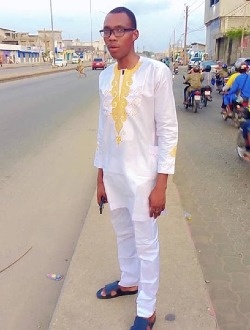 Max Kimmel's profile, a single 28-year-old a man in Cotonou