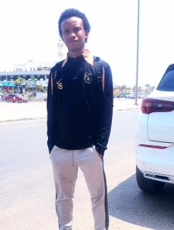Ousmane's profile, a single 22-year-old a man in Cairo