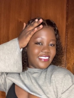 Jovina's profile, a single 19-year-old a woman in Brazzaville