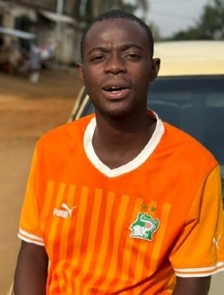 Nathan's profile, a single 25-year-old a man in Abidjan