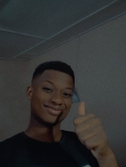 Emmanuel's profile, a single 23-year-old a man in Abidjan