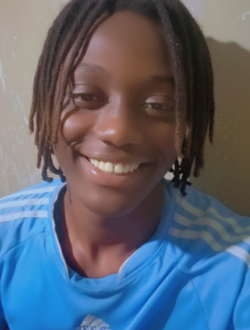 Jasper's profile, a single 18-year-old a man in Kinshasa