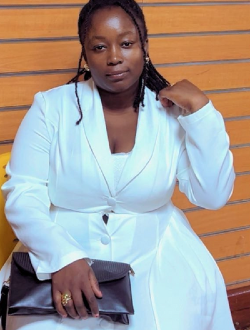 Line's profile, a single 30-year-old a woman in Kinsa