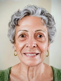 France's profile, a single 76-year-old a woman in Mascouche