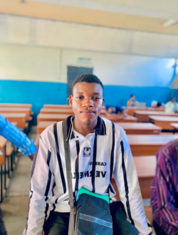 Winner's profile, a single 21-year-old a man in Kinshasa