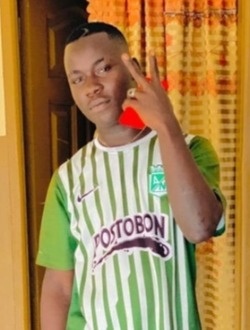 Manga's profile, a single 27-year-old a man in Abidjan