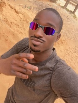 Alpha's profile, a single 19-year-old a man in Dakar