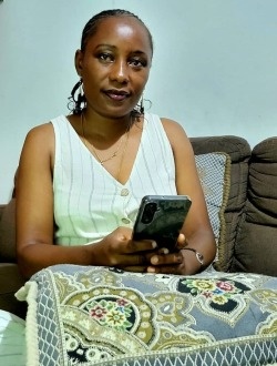 Juvetty's profile, a single 36-year-old a woman in Kinshasa