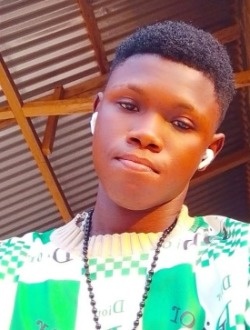 Emmanuel's profile, a single 20-year-old a man in Accra