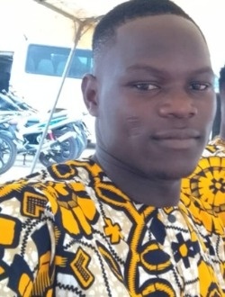 Boniface's profile, a single 25-year-old a man in Abidjan