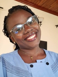 Ange's profile, a single 28-year-old a woman in Abéganga
