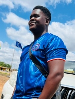 Emmanuel's profile, a single 34-year-old a man in Accra