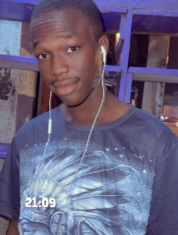Martial's profile, a single 18-year-old a man in Lomé