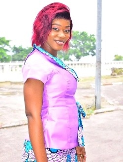 Debora's profile, a single 25-year-old a woman in Brazzaville