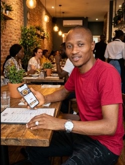 Adams's profile, a single 36-year-old a man in Abidjan
