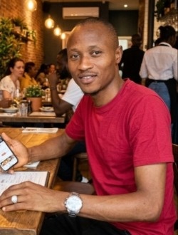 Adams's profile, a single 36-year-old a man in Abidjan