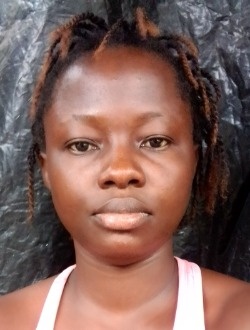 Marie's profile, a single 34-year-old a woman in Abidjan