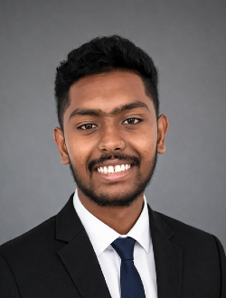 Hanza's profile, a single 25-year-old a man in Colombo