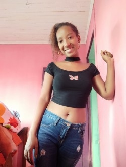 Garcia's profile, a single 26-year-old a woman in Aharana